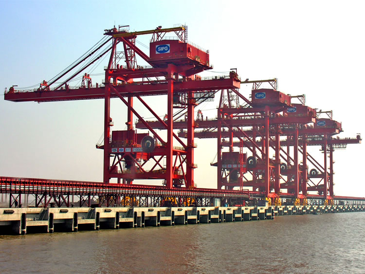 皮帶秤卸船應用現(xiàn)場